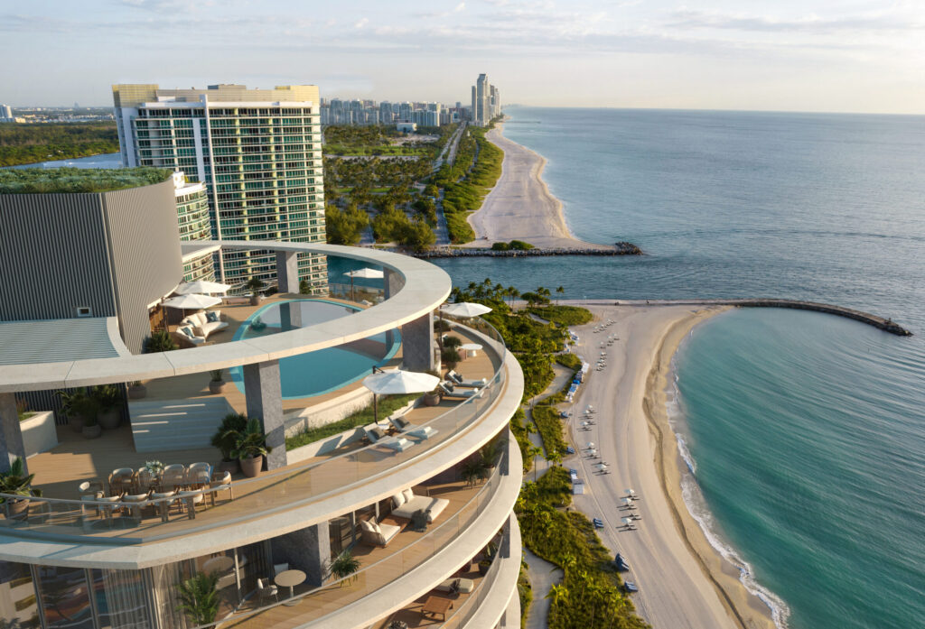 Novo desenvolvimento da costa de Bal Harbour