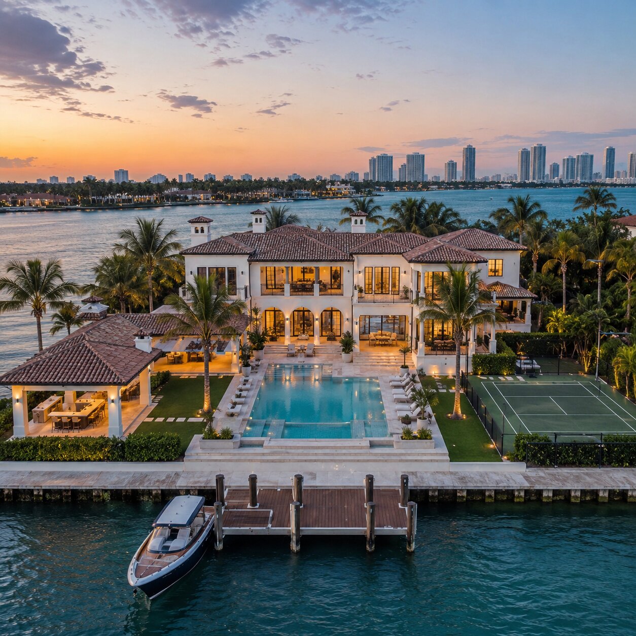 Prestigious residential building in Miami Beach